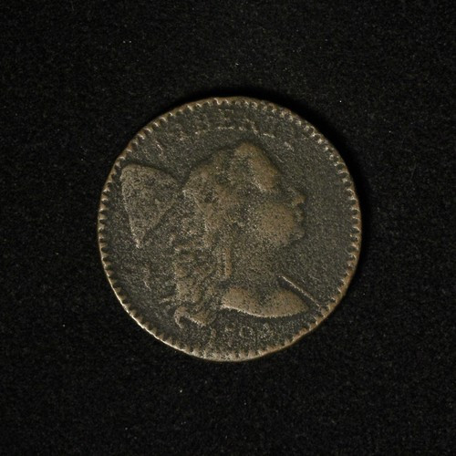 1794 1c Flowing Hair Large Cent Heavy Corrosion- Free Shipping USA