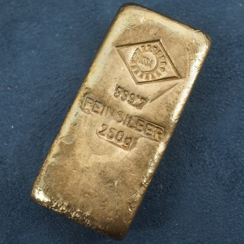 Ögussa 250g Silver Ingot, .9997 Feinsilber (Fine Silver) - Free Shipping USA