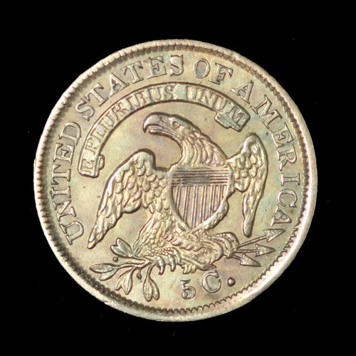 1835 H10c Capped Bust Silver Half Dime- Small Date Small 5C. - Free Shipping USA
