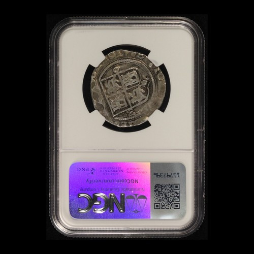 1554-56-O Mexico 4 Reales Charles & Joanna NGC XF Detail Rev Damage - Free Ship