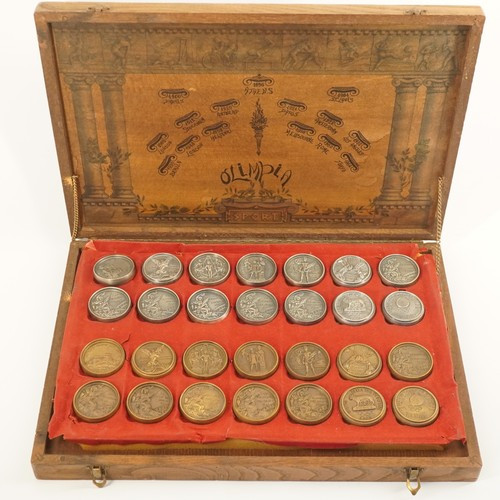 Jaco di Firenze Commemorative Olympic Medals Set in Wood Box - Free Shipping USA