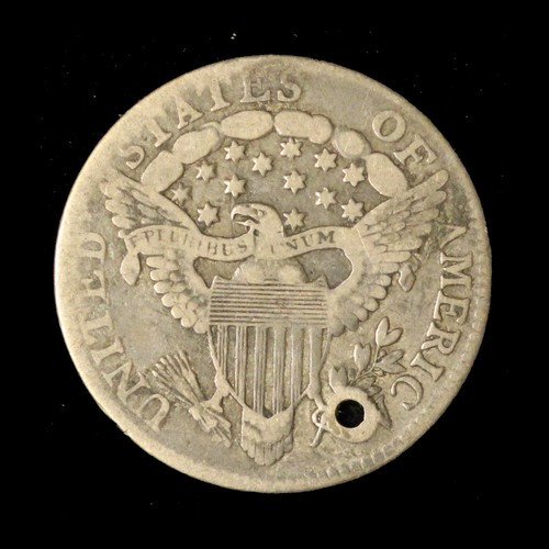 1805 10c Draped Bust Dime, Holed, Nice Details - Free Shipping USA