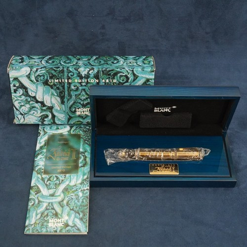 Montblanc Limited Edition Friedrich II Fountain Pen, 18k Nib - Free Shipping USA