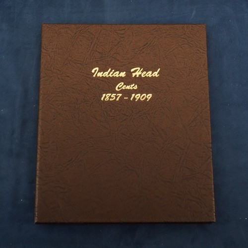 1857-1909 1c FE and IH Cents Dansco Album 7101 w/ 60 Coins - Free Shipping USA