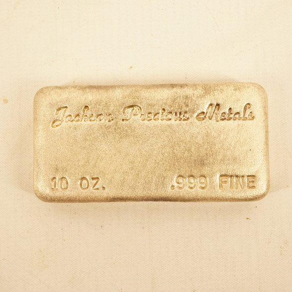 Jackson Precious Metals (JPM) 10 oz 999 Fine Silver Bar - Free Shipping USA