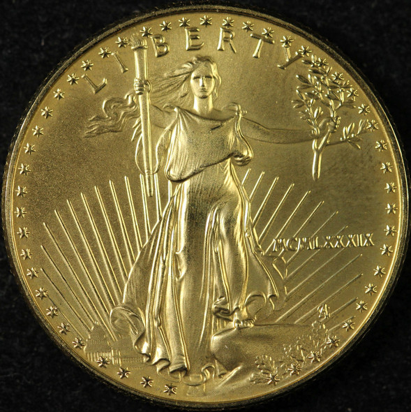 1989 1/2 oz $25 American Gold Eagle - Free Shipping USA