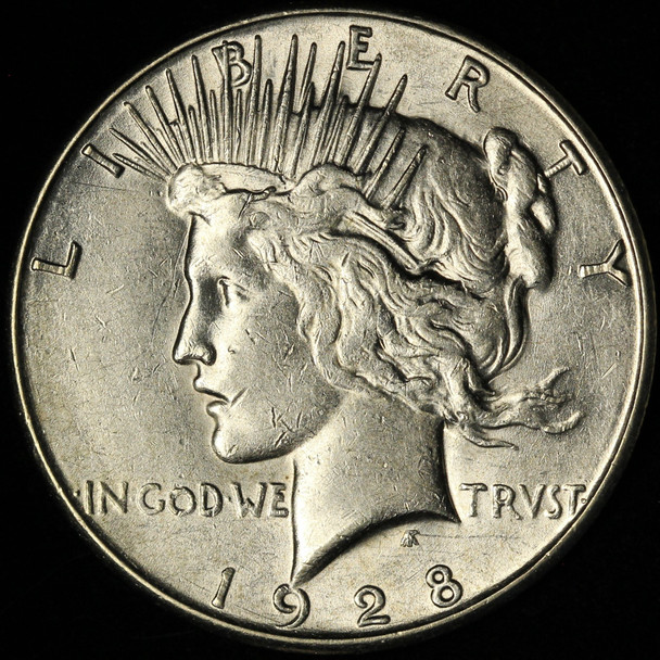 1928-S $1 Silver Peace Dollar - Free Shipping USA