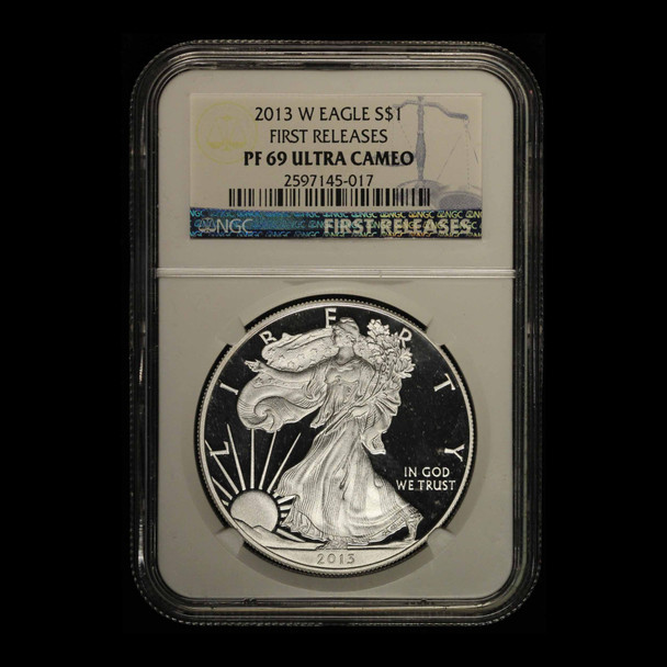 2013-W $1 American Proof Silver Eagle NGC PF69 Ultra Cameo - Free Shipping US