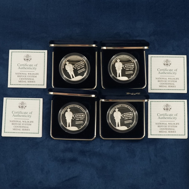 2003 Wildlife Refuge System Centennial Medals Complete set - Free Ship US