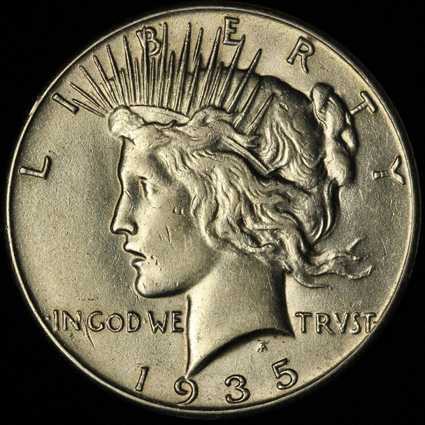 1935-P $1 Silver Peace Dollar - Free Shipping US