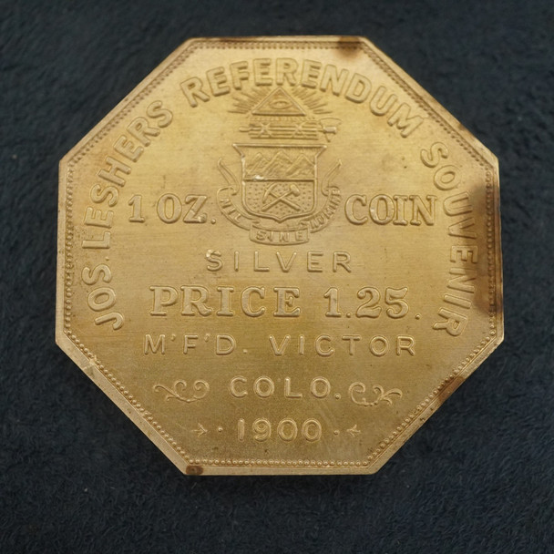 1984 Lesher House Restoration 1oz Silver ANA Medal #446/1000 - Free Shipping USA