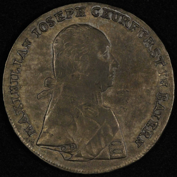 1803 German States Bavaria 1 Thaler Maximilian IV Joseph - Free Shipping USA