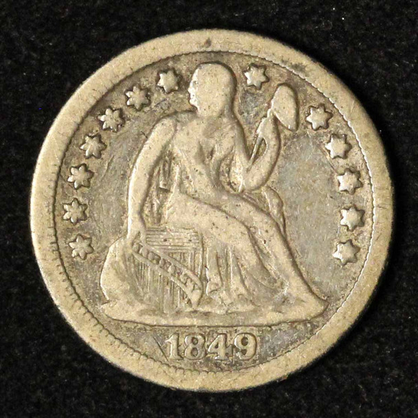 1849-O 10c Seated Liberty Dime - Free Shipping USA