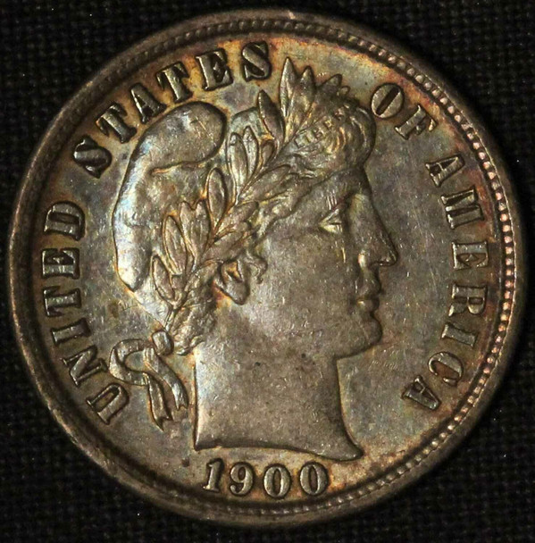 1900-S 10c Barber Silver Dime - Free Shipping US