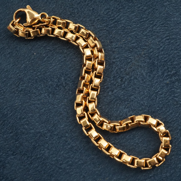 Tiffany & Co. 18k Rose Gold Venetian Link Bracelet, 7" - Free Shipping USA