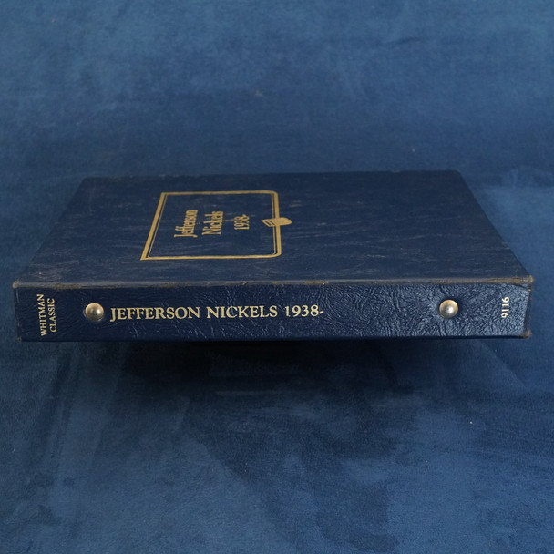 Jefferson Nickel Set 1938-2001 AU/BU in Whitman Folder - Free Shipping USA