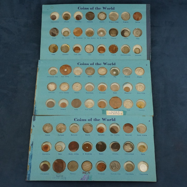Rare and Complete Wayte Raymond "Coins of The World"96 Coin Set-Free Ship USA