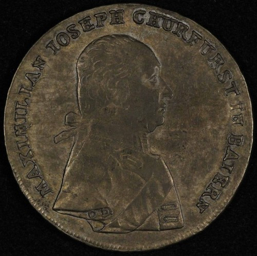 1803 German States Bavaria 1 Thaler Maximilian IV Joseph - Free Shipping USA