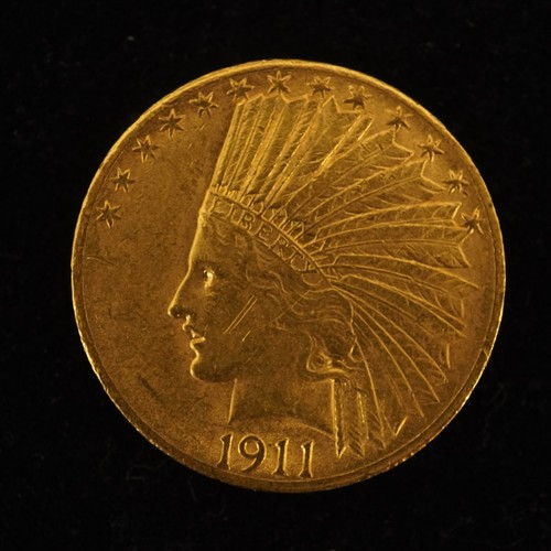 1911-S $10 Gold Indian - Free Shipping USA