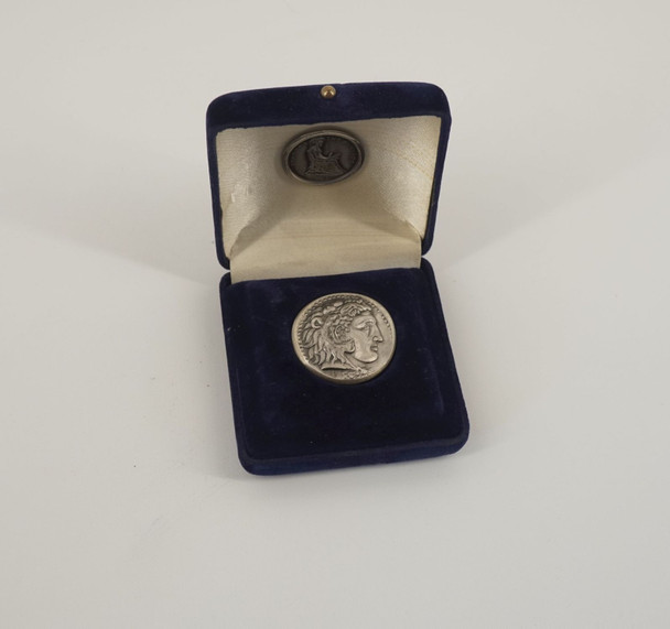 Bank Of Greece Alexander The Great Sterling Coin - Free Shipping USA