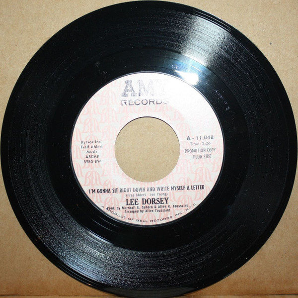 Lee Dorsey - I'm Gonna Sit Right Down And Right Myself A Letter / Little Ba-By