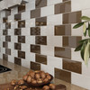 Glass Subway Tile in Classic Brown - 3" x 6" (5 Sq. Ft.)
