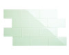 Glass Subway Tile in Winter Sage - 3" x 6" (5 Sq. Ft.)