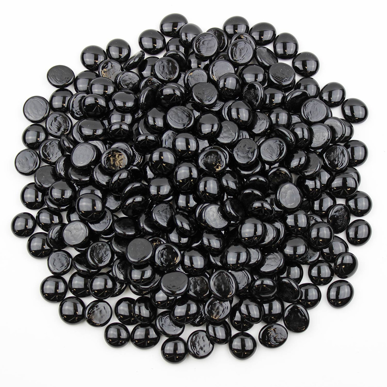 Glass Gems - Black Opaque (3 lbs.)