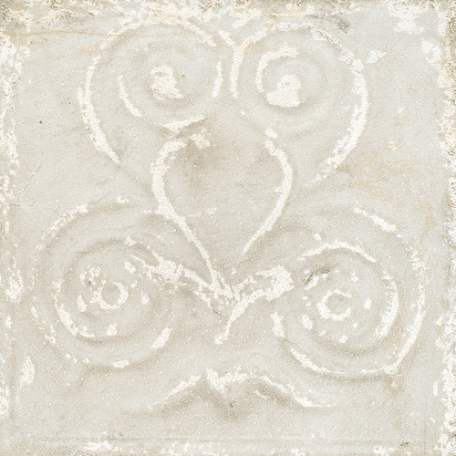 Giorbello Sassuolo Italian Tile in White Relief Design 1
Giorbello Sassuolo Italian Tile, 12 x 12, White Relief