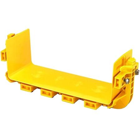 COMMSCOPE FiberGuide Junction Kit, non-toolless, 4 in x 12 in, yellow ...