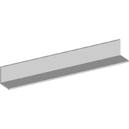 USAMILY 6061-T651 Aluminum Angle - 3" X 3" X 1/4" X 12" Long, Mill Finish - View #12