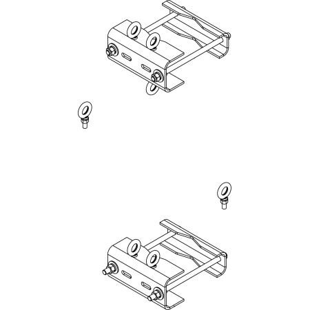 COMMSCOPE Universal Saddle Mount for Guy Wire Attachment. Includes ...