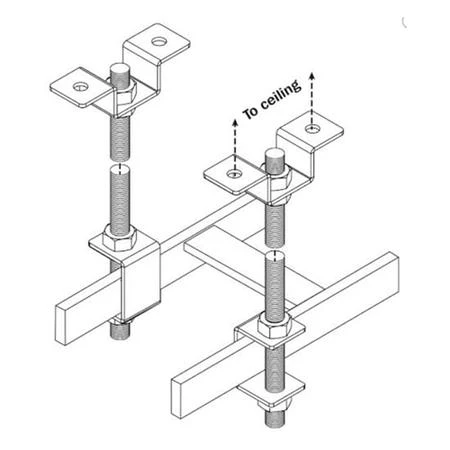 TRIPP LITE Ceiling Support Kit for 12 or 18 Inch Cable runway Straight ...