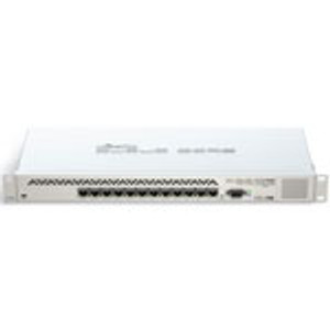 Cloud Core Router 1016-12G with Tilera Tile-Gx16 CPU (16-cores, 1.2GHz per core), 2GB RAM, 12x Gigabit LAN, RouterOS L6, 1U rackmount case, PSU, LCD panel. Sale price while supplies last