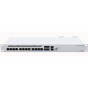 Cloud Router Switch 312-4C+8XG-RM with 8x 1G/2.5G/5G/10G LAN, 4x Combo ports (Gigabit LAN or 10G SFP+), 1x LAN port for management, RouterOS L5 or SwitchOS (Dual Boot), 1U rackmount enclosure, Dual Redundant PSU. Sale price while supplies last