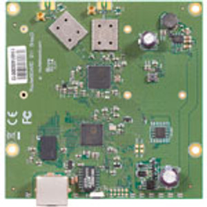 RouterBOARD 911 Lite5 ac with 650MHz Atheros CPU, 64MB RAM, 1x LAN, Built-in 5GHz 802.11ac Dual Chain Wireless Radio, 2xMMCX connectors, RouterOS L3, US version. Sale price while supplies last