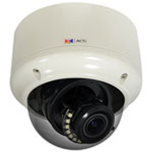 5MP Outdoor Zoom Dome Camera with D/N, Adaptive IR, Extreme WDR, SLLS, 2.8x Zoom Lens, f3.6-10mm/F1.5-2.8, P-Iris, H.265/H.264, 1080p/30fps, 2D+3D DNR, Audio, PoE/DC12V, IP66, IK10, DI/DO