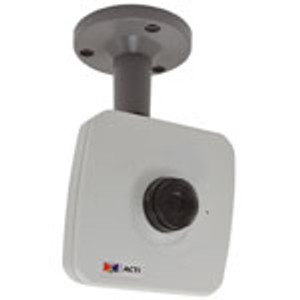 1MP Cube Camera with Basic WDR, Fixed Lens, f4.2mm/F1.8, H.264, 720p/30fps, DNR, Audio, PoE