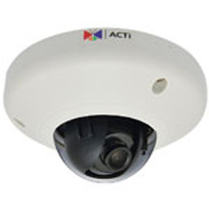 10MP Indoor Mini Dome Camera with Basic WDR, Fixed Lens, f2.55mm/F2.8, H.264, 1080p/30fps, DNR, MicroSDHC, PoE