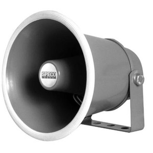 SPECO 6" PA horn. 250-15000 Hz, 15 watt. 4 ohms. .