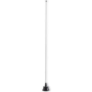 LARSEN 144-512 MHz quarter wave chrome antenna only. Order Motorola style mount separately. .