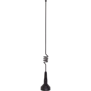 LAIRD 806-896 MHz 3dB gain open coil antenna in black with molded A style base. Order mount seperately .