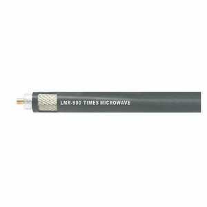 TIMES MICROWAVE LMR900DB cable. Water- tight 7/8" cable with an inert polymeric flooding compound in the braiding. Meets ASTM D4565 & ANSI S-84-608 requir.