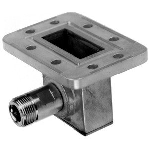 CommScope WR137 Waveguide to Coax Cable Transition. Gray.