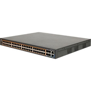CAMBIUM cnMatrix EX2052-P Intelligent Ethernet PoE Switch,48x 1 Gbit and 4x SFP+ Ports, Removeable Power Supply Not Included, No Power Cord.