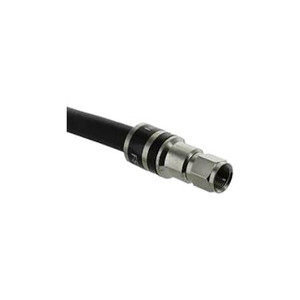 WEBOOST RG11 2ft Black Cable with F-Male Connectors, Ultra low-loss coaxial, For indoor or outdoor use .