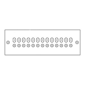 HARGER 1/4 x 2 x10 Universal Ground Bar .