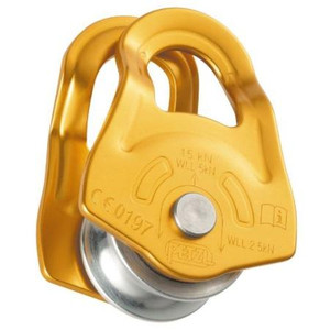 PETZL Versatile ultra-compact pulley. Rope compatibility: 7 to 13 mm. Sheave .