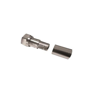 TIMES MICROWAVE 4.3/10 Connector Plug, Male Pin 50Ohm Free Hanging (In-Line) Solder .