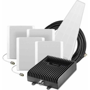 SURECALL Fusion5X 2.0 Yagi/4 Panel booster kit includes five 75 ft. SC-400 coax cables, 4-way splitter, outdoor Yagi antenna and four indoor panels.